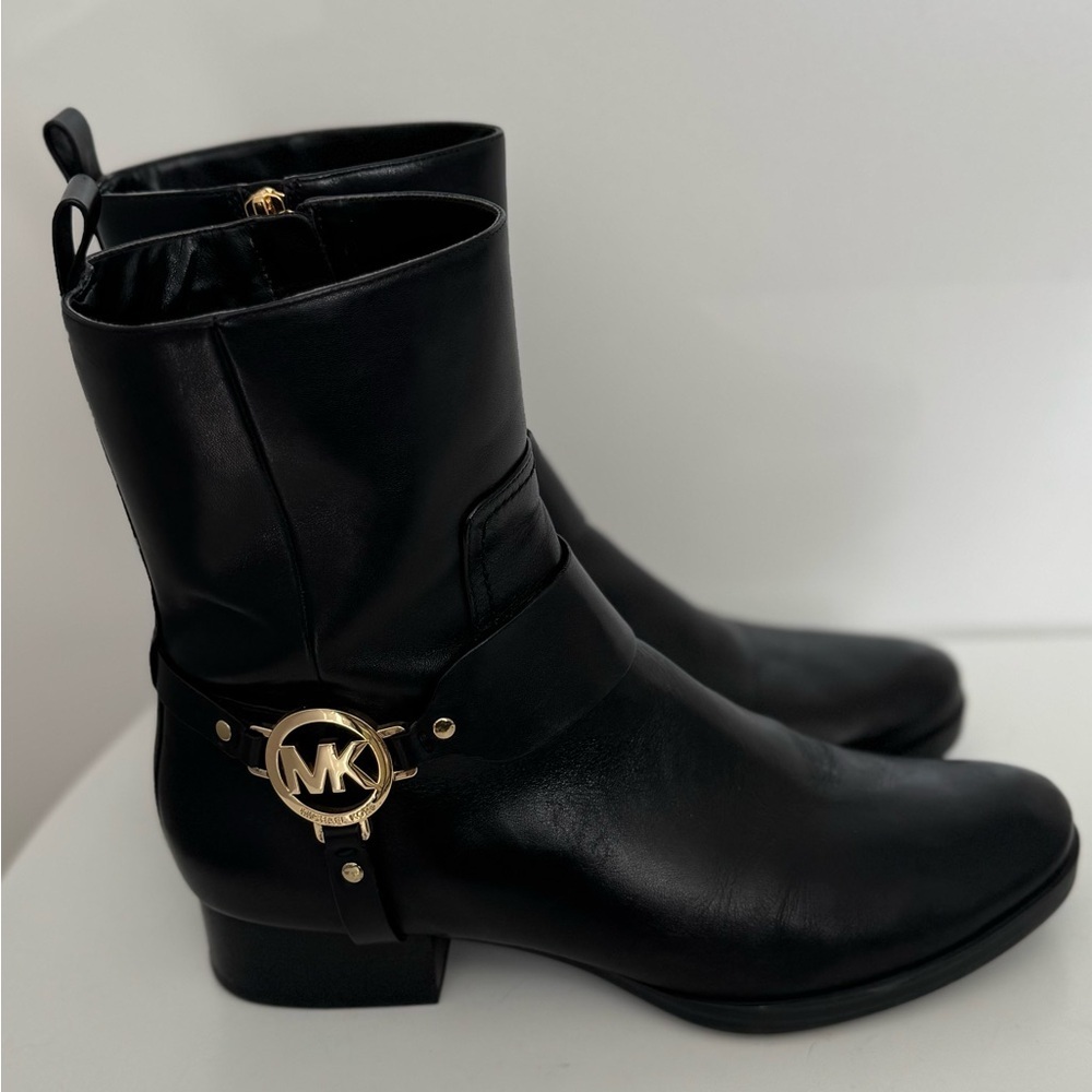 Michael Kors Turner leather ankle boots size 8.5 - Picture 6 of 8